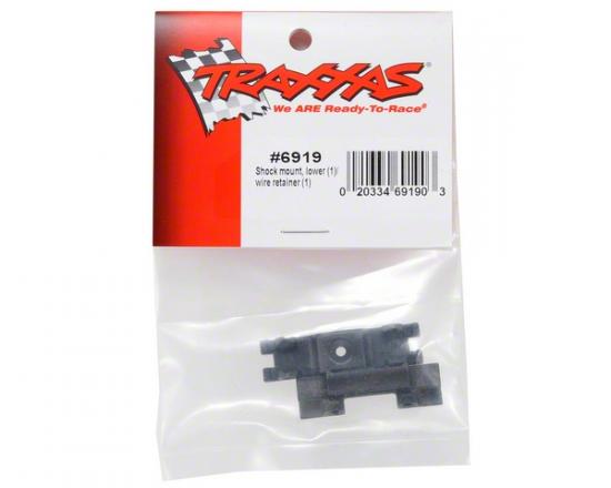 Traxxas Shock mount lower (1)/ wire retainer (1)