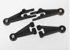 Traxxas Suspension arms front (2 lower 2 upper assembled with ball joints)