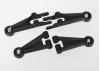 Traxxas Suspension arms front (2 lower 2 upper assembled with ball joints)