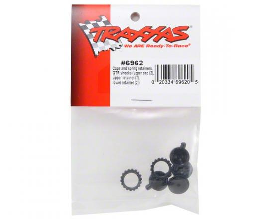 Traxxas Caps spring retainers GTR Shocks (upper cap (2) upper retainer (2) lower retainer (2)