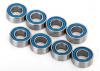 Traxxas Ball bearings blue rubber sealed (4x8x3mm) (8)