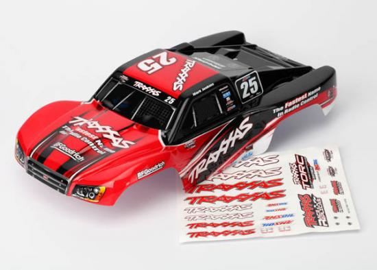 Traxxas Body Mark Jenkins 25 1:16 Slash (painted decals applied)