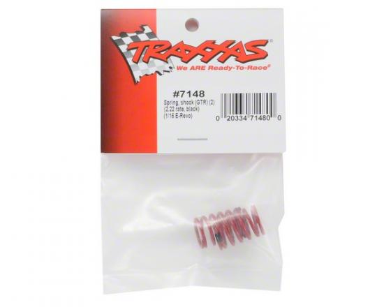 Traxxas Spring Shock (GTR) (2.22 rate black) (1 pair)