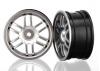 Traxxas Wheels Rally (satin chrome) (2)