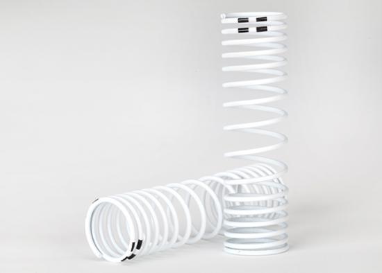 Traxxas Springs rear (white) (progressive rate) (2)