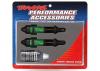 Traxxas Shocks GTR long green-anodized PTFE-coated bodies with TiN shafts (fully assembled without springs) (2)