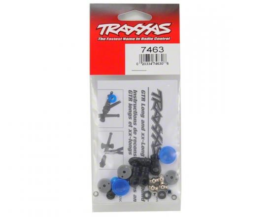 Traxxas Rebuild kit GTR long/xx-long Shocks (x-rings bladders pistons piston nuts Shock rod ends hollow balls) (renews 2 Shocks)