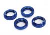 Traxxas X-MAXX Spring retainer (adjuster) blue-anodized Aluminium GTX Shocks (4) (assembled with o-ring)