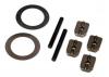 Traxxas X-MAXX Spider gear shaft (2)/ spacers (4)/16x23.5x.5 stainless washer (2) (for 7781X Aluminium differential carrier)