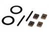 Traxxas X-MAXX Spider gear shaft (2)/ spacers (4)/ 16x23.5x.5mm TW (2)