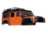Traxxas Land Rover Defender Adventure Orange Pre Painted Bodyshell With ExoCage (325mm Wheelbase)
