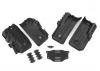 Traxxas Fenders inner front rear (2 each)/ rock light covers (8)/ battery plate/ 3x8 flathead screws (4)