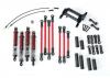 Traxxas Long Arm Lift Kit TRX-4 complete (includes red powder coated links red-anodized Shocks)