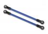 Traxxas Suspension links rear lower blue (2) (5x115mm powder coated steel) (assembled with hollow balls) (for use with 8140X TRX-4 Long Arm Lift Kit)