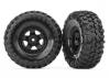 Traxxas Tires and wheels assembled glued (TRX-4 Sport wheels Canyon Trail 1.9 tires) (2)