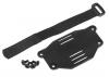 Traxxas Battery plate/ battery strap/ 3x8 flathead screws (4) (requires 8072 inner fenders)