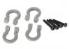 Traxxas Bumper D-Rings grey (front or rear)/ 2.0x12 CS (4)