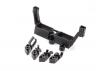 Traxxas Servo mount 2-speed/ servo mount T-Lock/ wire clips