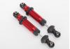 Traxxas Shocks GTS Aluminium (red-anodized) (assembled with spring retainers) (2)