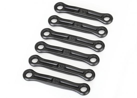 Traxxas Camber link/toe link set (plastic/ non-adjustable) (front rear)