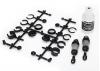 Traxxas Ultra Shocks (grey) (short) (includes spring pre-load spacers) (2)