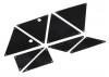 Traxxas Tube chassis inner panels (front (2)/ middle (4)/ rear (2)