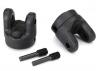 Traxxas Yokes transmission (2)/ 4x15mm screw pins (2)