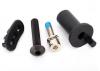 Traxxas Motor mount hinge post/ 5x25mm BCS (1)/ 4x16mm CS with split and flat washer (1)
