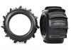 Traxxas Tires paddle 3.8 (2)/ foam inserts (2)