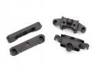 Traxxas Mount tie bar front (1)/ rear (1)/ suspension pin retainer front or rear (2)