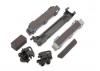 Traxxas Battery hold-down/ mounts (front rear)/ battery compartment spacers/ foam pads