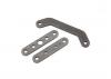 Traxxas Bulkhead tie bar rear upper (1)/ lower front (1)/ lower rear (1) (steel)