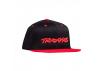 Traxxas Snap Hat Flat Bill Black / Red OSFA