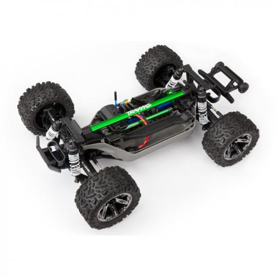 Traxxas Chassis Brace Kit, Green (fits Rustler 4X4 and Slash 4X4 equipped with Low-CG chassis)