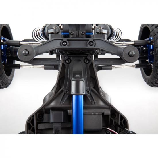 Traxxas Chassis Brace Kit, Blue (fits Rustler 4X4 and Slash 4X4 equipped with Low-CG chassis)