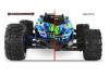 Traxxas Sledgehammer TSM Rated Tyres Pre Glued on 2.8 Black Wheels - 1 Pair