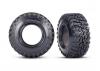 Traxxas Tyres, Canyon RT 46x22/ foam inserts (2) (wide) (requires 22 diameter wheel)