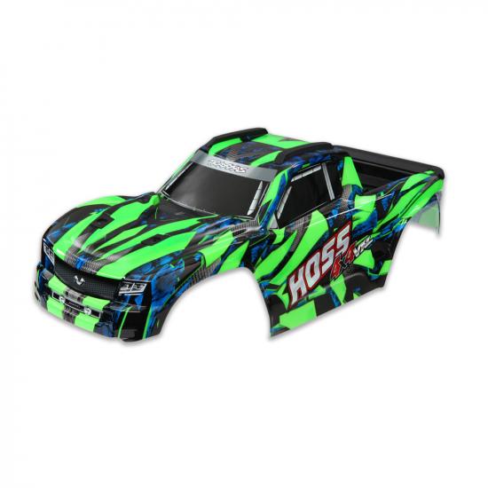 Traxxas Hoss 4x4 VXL Bodyshell - Pre Painted Green
