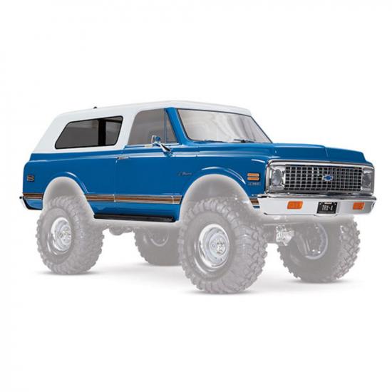 Traxxas TRX-4 1972 Blazer Body Kit - Blue/White Pre Painted (313mm WB)
