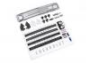Traxxas Grille, Chevrolet Blazer (1969 - 1970)/ grille retainers (5)/ headlight housing (2)/ headlight lens (2)/ turn signal lens (2)/ hood emblem/ hood emblem mount/ 26x8 BCS (5)/ 25x6 BCS (4)/ 16x5 BCS (self-tapping) (2