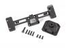 Traxxas Spare Tyre mount/ mounting bracket/ 3x8 BCS (3)/ 3x12 BCS (4)/ 4x15mm hex bolt (fits 9211 body)