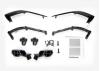 Traxxas Mirrors, side (left + right)/ mounts (left + right)/ trim, side (left + right)/ trim mounts (left + right)/ 26x8mm BCS (2)/ 16x7mm BCS (8)