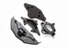 Traxxas Bumper, front/ bumper mount/ splitter/ bumper foam