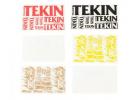 Tekin 3 x 5 sheets (6 colors) ** CLEARANCE **