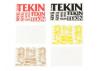 Tekin 3 x 5 sheets (6 colors) ** CLEARANCE **