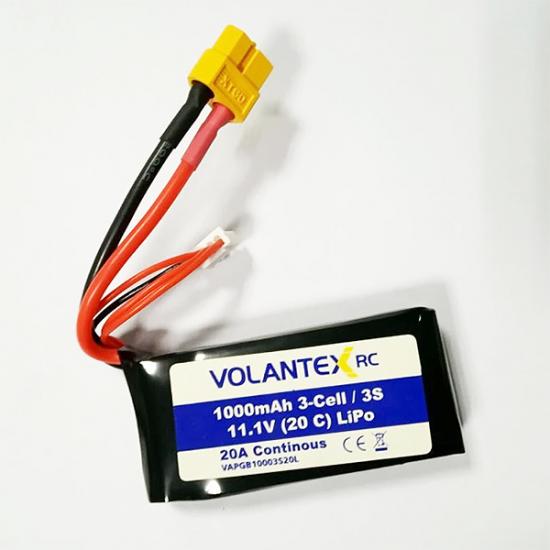 Volantex 11.1v 1000mAh Lipo - XT60 797-3BL;747-1BL (SR48 Brushless)