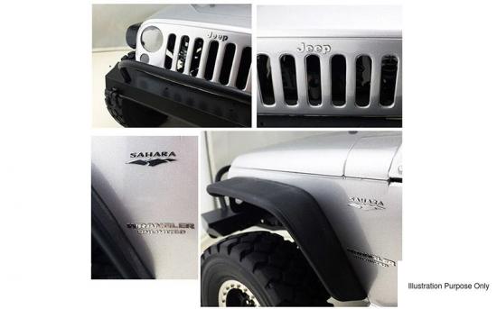 RC4WD Metal Emblems for Axial SCX10 Jeep Wrangler