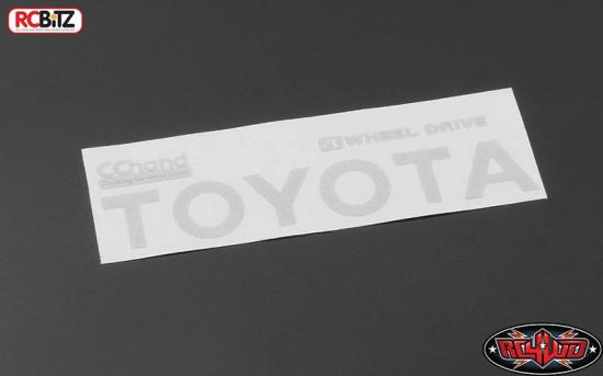 RC4WD Metal Rear Emblem for TF2 Mojave Body (White)