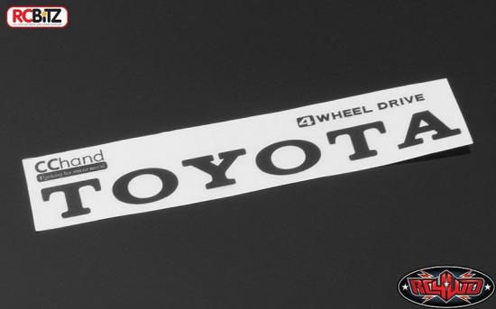 RC4WD Metal Vintage Rear Emblem for TF2 Mojave Body (Black)