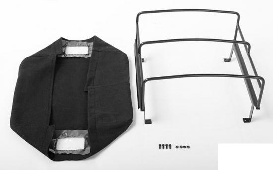 Bed Soft Top w/Cage for RC4WD Mojave II Four Door (Black) RC4WD